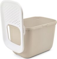 Savic Hop Macska alomdoboz 90L - Kávé/Fehér