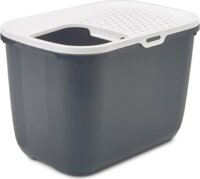 Savic Hop Macska alomdoboz 90L - Fekete/Fehér