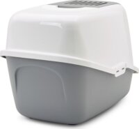 Savic Nestor Fedett macska alomdoboz 80L - Fehér/Szürke