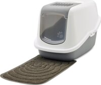 Savic Nestor Fedett macska alomdoboz 80L - Fehér/Szürke