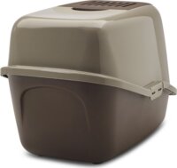 Savic Nestor Fedett macska alomdoboz 80L - Szürke/Barna