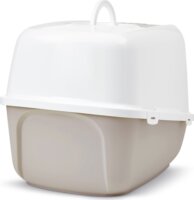 Savic Nestor Jumbo Fedett macska alomdoboz 145L - Fehér/Barna