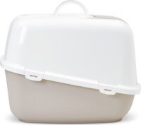 Savic Nestor Jumbo Fedett macska alomdoboz 145L - Fehér/Barna