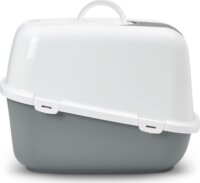 Savic Nestor Jumbo Fedett macska alomdoboz 145L - Fehér/Szürke