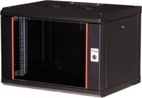 Equip 19" Fali rack szekrény 07U 600x450mm - Fekete