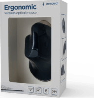 Gembird MUSW-ERGO-03 Wireless Ergonomikus Egér - Fekete