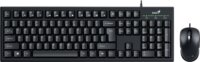 Genius KM-100SE Vezetékes Billentyűzet + Egér - Fekete - HU