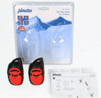 Alecto FR-05RD Gyermek Walkie Talkie 3 km hatótávval - Fekete/Piros