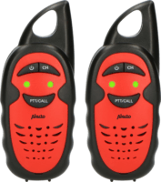 Alecto FR-05RD Gyermek Walkie Talkie 3 km hatótávval - Fekete/Piros