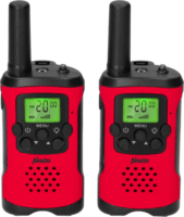 Alecto FR115RD Gyermek Walkie Talkie 7 km hatótávval - Fekete/Piros