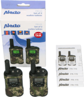 Alecto FR115CAMO Gyermek Walkie Talkie 7 km hatótávval - Terepmintás