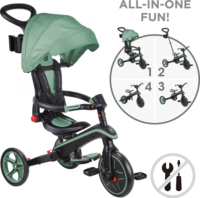 Globber Explorer Trike 4 in 1 Összecsukható Gyermek kerékpár - Zöld