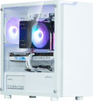 Zalman T4 Plus Micro Torony Számítógépház + 1db 120mm ARGB ventilátor - Fehér