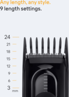 Braun HC 5510 Hajvágó - Fekete