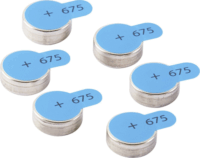 Intenso Hallókészülék Elem Cink A675 (6db / csomag)