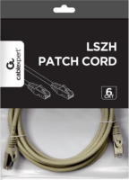 Gembird PP6-LSZH F/UTP Cat6 RJ45 Patch kábel 3m . Szürke