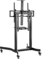 Gembird TVS-100T-01 55"-100" LCD TV / Monitor gurulós padló tartó állvány - Fekete