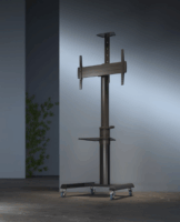 Gembird TVS-70T-02 37"-70" LCD TV / Monitor gurulós padló tartó állvány - Fekete