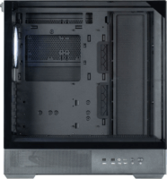 Zalman P40 Prism Midi Torony Számítógépház + 1db 120mm ARGB ventilátor - Fekete