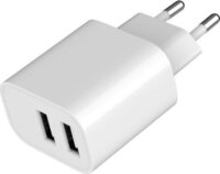 Gembird TA-UC-2A12-01 2xUSB-A Hálózati Töltő Adapter 12W - Fehér
