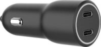 Gembird TA-UC-C2PD40 2xUSB-C Autós Gyorstöltő 40W - Fekete