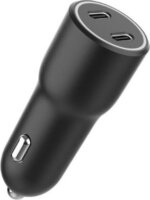 Gembird TA-UC-C2PD40 2xUSB-C Autós Gyorstöltő 40W - Fekete