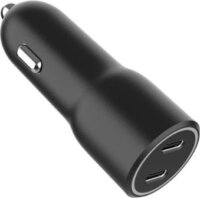 Gembird TA-UC-C2PD40 2xUSB-C Autós Gyorstöltő 40W - Fekete