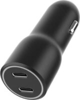 Gembird TA-UC-C2PD40 2xUSB-C Autós Gyorstöltő 40W - Fekete