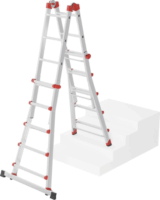 Hailo M80 4x5 lépcsőfokos alumínium állólétra