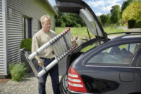 Hailo T80 FlexLine 11 lépcsőfokos alumínium teleszkópos létra