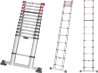 Hailo T80 FlexLine 11 lépcsőfokos alumínium teleszkópos létra