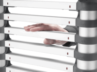 Hailo T80 FlexLine 9 lépcsőfokos alumínium teleszkópos létra