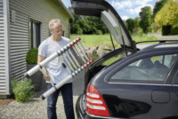 Hailo T80 FlexLine 9 lépcsőfokos alumínium teleszkópos létra