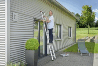 Hailo T80 FlexLine 9 lépcsőfokos alumínium teleszkópos létra