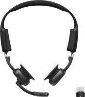 Shokz OPENMEET Bluetooth Csontvezetéses Fülhallgató Headset - Fekete