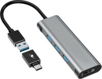 Bluestork Mini Univerzális USB-C / USB-A Laptop dokkoló Állomás