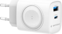 Gembird TA-UC-PDQCW20-01-W USB-A / USB-C / Apple Watch Hálózati töltő Adapter 20W - Fehér