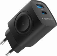 Gembird TA-UC-PDQCW20-01-BK USB-A / USB-C / Apple Watch Hálózati töltő Adapter 20W - Fekete