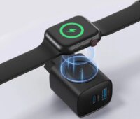 Gembird TA-UC-PDQCW20-01-BK USB-A / USB-C / Apple Watch Hálózati töltő Adapter 20W - Fekete