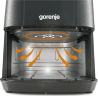 Gorenje AF1350DWB AirFryer Forrólevegős sütő 5,4L 1350 Watt - Fekete