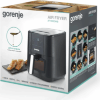 Gorenje AF1350DWB AirFryer Forrólevegős sütő 5,4L 1350 Watt - Fekete