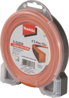 Makita E-02808 2,4mm Szögletes damil (15m)