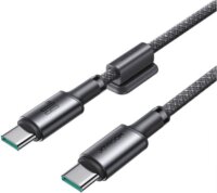 Joyroom S-A50 USB-C apa - USB-C apa Adat és töltő kábel 1.2m - Szürke