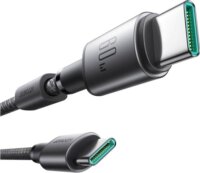 Joyroom S-A50 USB-C apa - USB-C apa Adat és töltő kábel 1.2m - Szürke