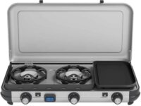 Campingaz Camping Kitchen 2 Multi Cook Hordozható 3 zónás Gáz / Grill főzőlap - Fehér