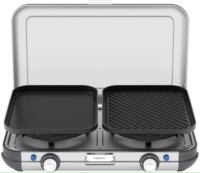 Campingaz Camping Kitchen 2 Grill & Go Hordozható 2 zónás gáz főzőlap - Inox