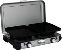 Campingaz Camping Kitchen 2 Grill & Go Hordozható 2 zónás gáz főzőlap - Inox