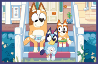 Trefl Vicces Bluey 2x 24 darabos puzzle