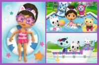 Trefl 2 x 70 darabos Gabi babaháza, Játék Gabival puzzle