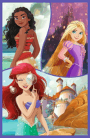 Trefl 3 x 80 darabos Disney hercegnő barátnők puzzle